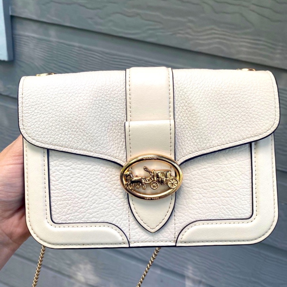 Coach Georgie crossbody in chalk